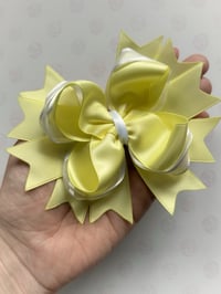 Sale: Lemon and White Satin