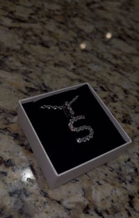 Diamond Initial Necklace 