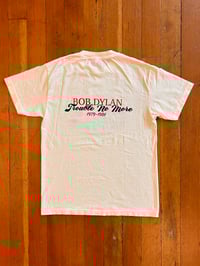 Image 2 of Bob Dylan Trouble No more (Off white) Sz S-2XL