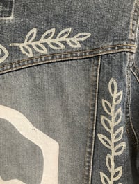 Image 9 of 'Throne' Denim Printed Jacket Oneshot