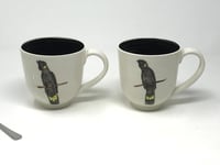 Image 2 of X Large Mug with Black Cockatoo decoration