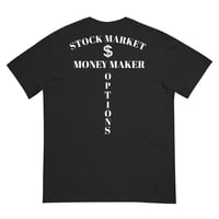Image 2 of CITY RICH STOCK MARKET INDEX/MONEY MAKER T-shirt-Unisex Garment-Dyed Heavyweight