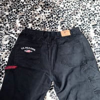 Image 5 of (36x37) Black U.S. Polo Assn. Heavy Baggy Jeans 