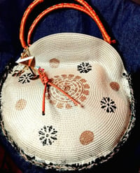 Image 1 of Recycled placemat tote bag