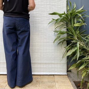 Image of Linea pants - Navy Blue Velveteen Cord