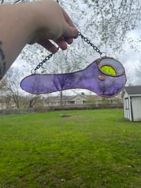 Image 2 of Stained Glass 🍃Bowl hanging (multiple)