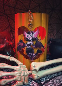 Image 1 of Bat Girl Acrylic Charm Keychain