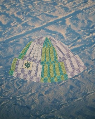 Image of crocheted BEANIE 43