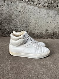 Image 7 of Archive Raf Simons SS08 Leather Padded Hightop Sneakers - Size IT 41