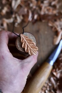 Image 7 of Oak Leaf — Pendant Necklace 