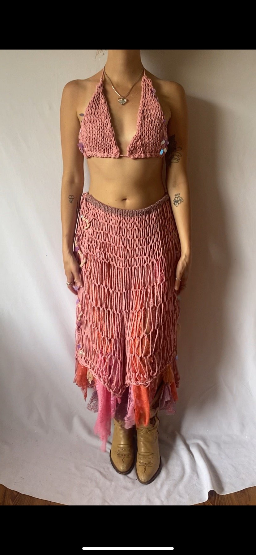 PINK PARFAIT maxi skirt