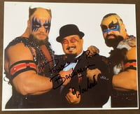 WWF Barbarian & Warlord autographed 8x10 photo