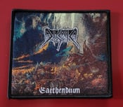 Image of DISMA - EARTHENDIUM 4" PATCH - BLACK BORDER