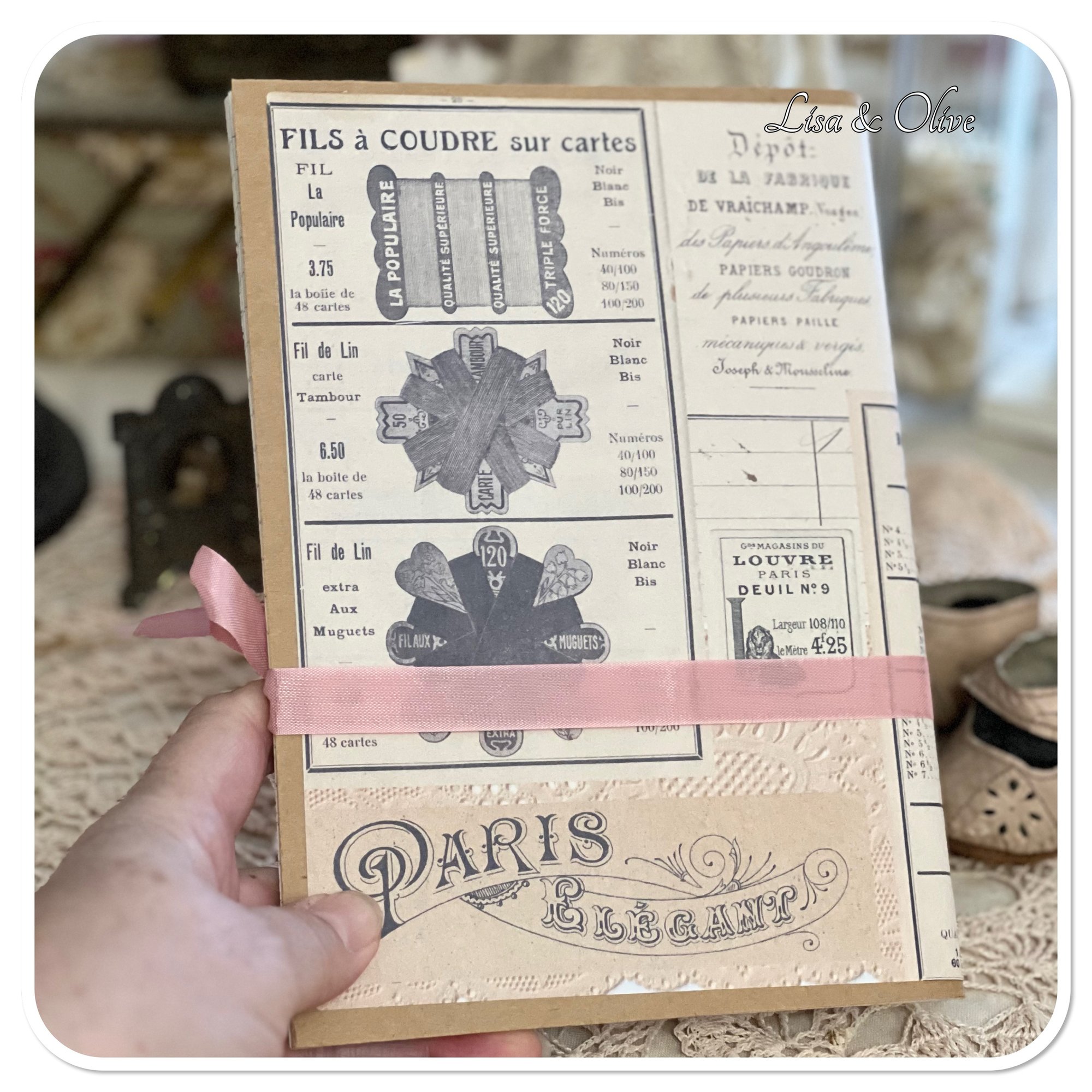 french style note book | Lisaandolive