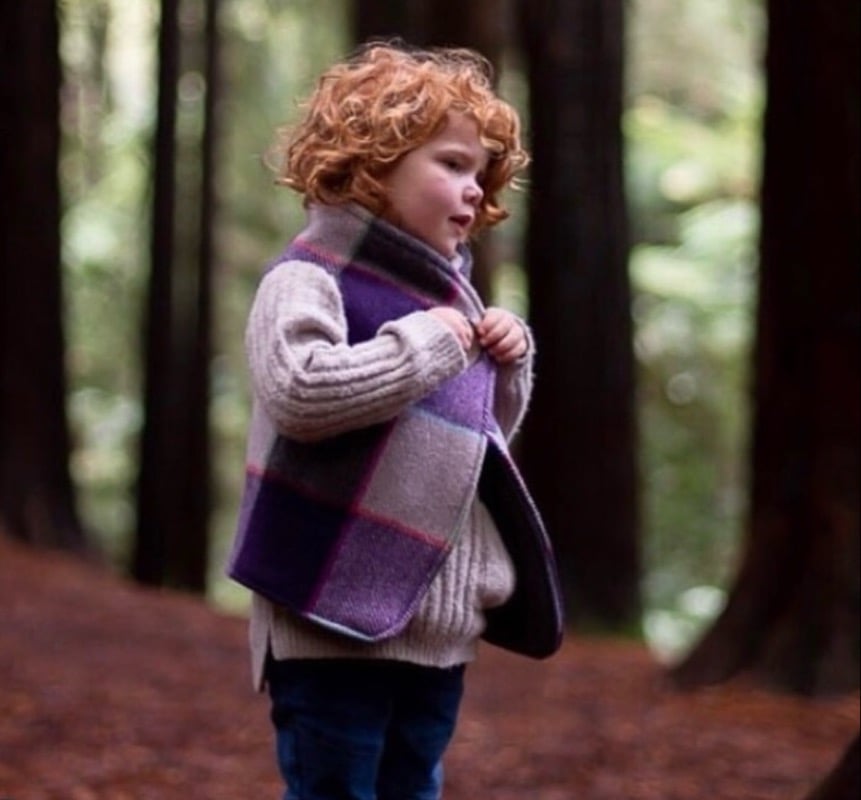 Image of Kids Woollen Blanket Vests 