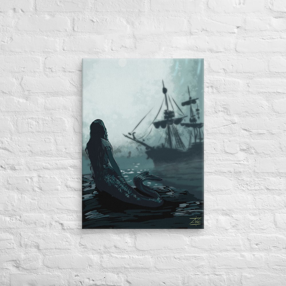 Only the siren sees on Canvas