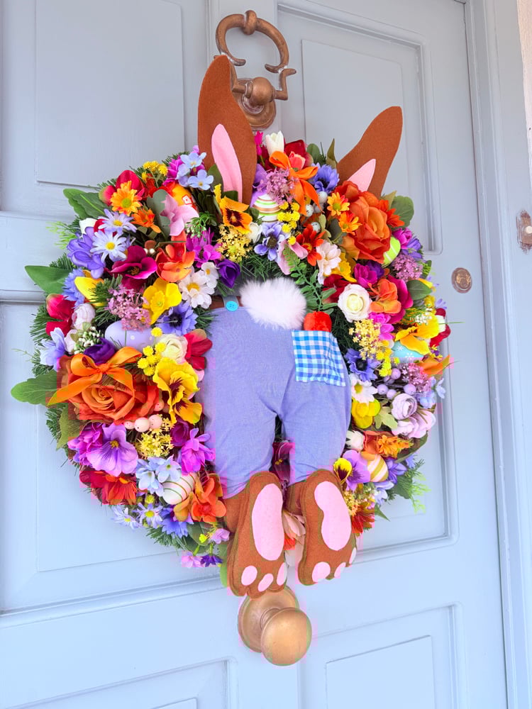 Image of 55cm Bunny Wreath - Peter Rabbit 