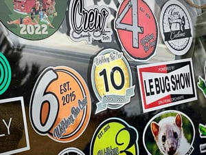 Image of WBC Limited EditionHolographic 10th BirthdaySticker