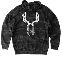 Image 2 of SPLITTER BLACK CAMO HOODIE