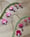Image of bleeding hearts wall hanging
