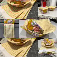Image 1 of Kitchen Towel Boa and Microwave Cozies 