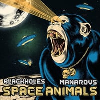 Image 1 of Blackholes/Manarovs - Space Animals Split 12” ep 