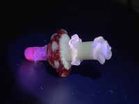Image 3 of Sunstone Amanita Muscaria Pendant (UV)