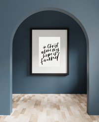 Image 2 of In Christ Alone Print
