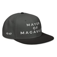 Image 10 of Mayor of MAGAVILLE 45-47 TRUMP Snapback Hat