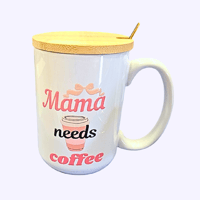 Image 2 of Mama needs Coffee 12 oz Mug