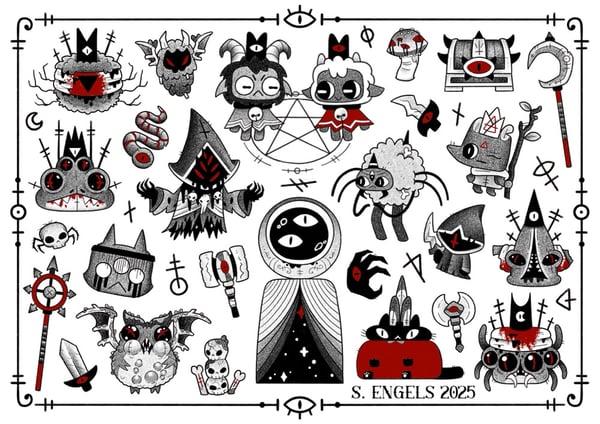 Image of Cult of the Lamb Flash sheet
