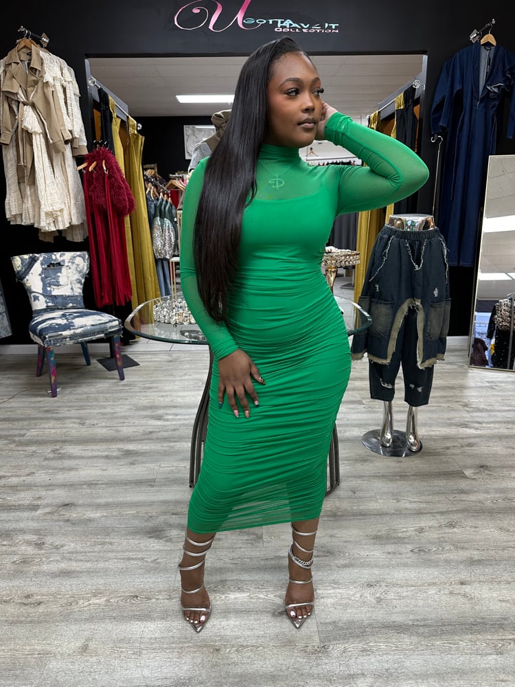 Image of Green Ivy Dress
