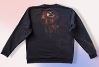 Image 2 of “MAGIC TOUCH” BLEACH PAINTED SWEATSHIRT XL