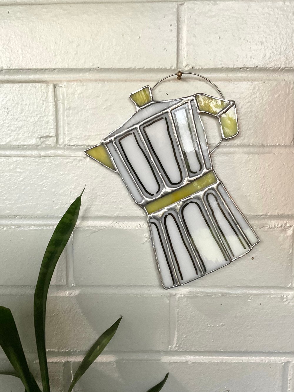 Stained glass Moka Pot