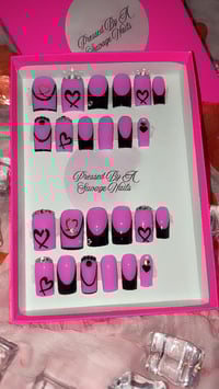 Image 2 of Lavender & Black French