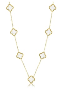 Image 3 of Clover Necklace – Stainless Steel