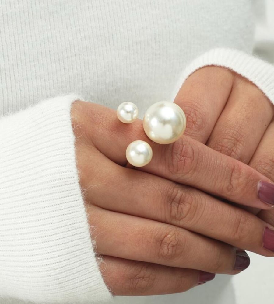 Image of “Pearl Cuff Ring”