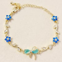 Image 1 of Blue Bow Graden Bracelet