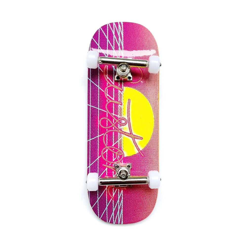 Fingerboard Profissional 34mm (skate De Dedo) S&g + Brinde