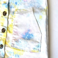 Image 6 of Girls Spring Colors Overall Dress