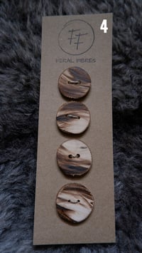 Image 5 of Hazel buttons - Set of 4