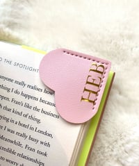 Image 2 of Leather Heart Bookmark