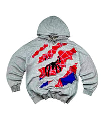 Image 4 of Reworked Webslash Ash Hoodie Size L