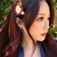 Image 2 of apple hairclips