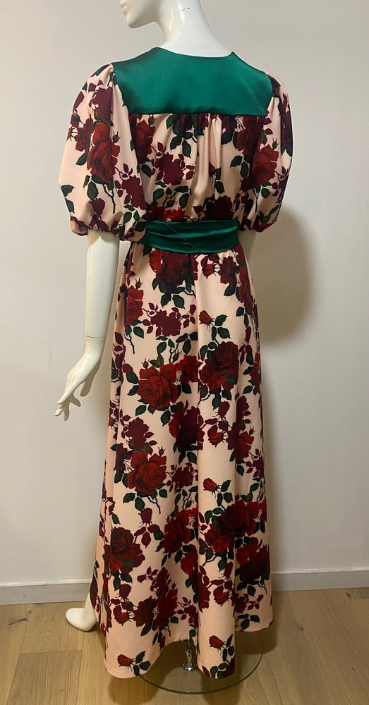 Image of Red roses Camille dress