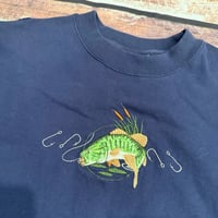 Image 2 of Vintage Bass & Hooks Crewneck