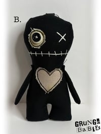 Image 6 of  Grunge Baby Bag Charm - Black