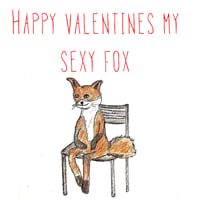 Valentine  Fox card 