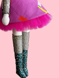 Image 8 of BOWIE INSPIRED MEDIUM ART DOLL 3