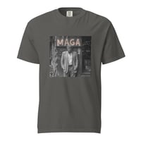Image 4 of Trump MAGA Neon Sign Vintage - Unisex garment-dyed heavyweight t-shirt